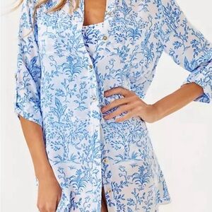 Lilly Pulitzer Resort White Tall Tales Cover Up